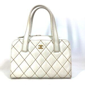 CHANEL Vintage White Bag